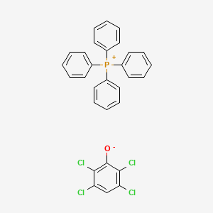 2,3,5,6-tetrachlorophenolate;tetraphenylphosphanium