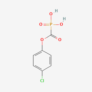 Phosphinecarboxylic acid, dihydroxy-, 4-chlorophenyl ester, oxide