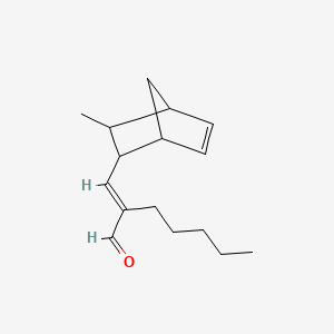 2-((3-Methylbicyclo(2.2.1)hept-5-en-2-yl)methylene)heptan-1-al