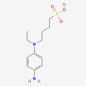 4-((4-Aminophenyl)ethylamino)butane-1-sulphonic acid