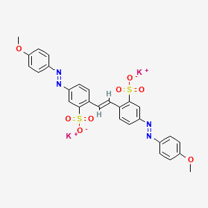 Dipotassium 4,4'-bis((4-methoxyphenyl)azo)stilbene-2,2'-disulphonate