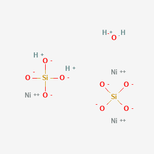 Trihydrogen hydroxybis[orthosilicato(4-)]trinickelate(3-)