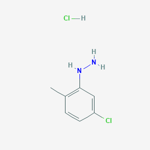 molecular formula C7H10Cl2N2 B151786 (5-氯-2-甲基苯基)肼盐酸盐 CAS No. 5446-17-3