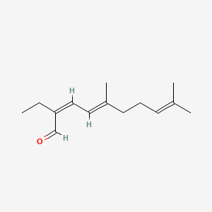 (,Z)-2-Ethyl-5,9-dimethyldeca-2,4,8-trienal