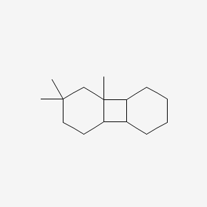 5,5,7-Trimethyltricyclo(6.4.0.02,7)dodecane