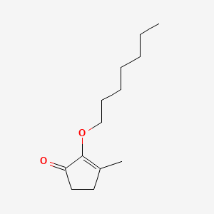 2-(Heptyloxy)-3-methylcyclopent-2-en-1-one