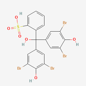 2-(Bis(3,5-dibromo-4-hydroxyphenyl)hydroxymethyl)benzenesulphonic acid