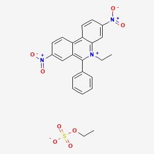 5-Ethyl-3,8-dinitro-6-phenylphenanthridinium ethyl sulphate