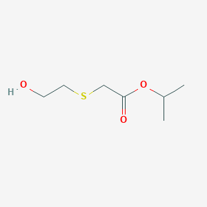 molecular formula C7H14O3S B1517875 丙-2-基 2-[(2-羟乙基)硫代]乙酸酯 CAS No. 1155610-15-3
