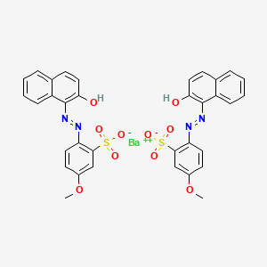 Barium bis(2-((2-hydroxy-1-naphthyl)azo)-5-methoxybenzenesulphonate)