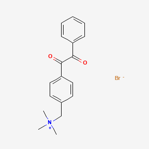 Trimethyl(p-(oxophenylacetyl)benzyl)ammonium bromide