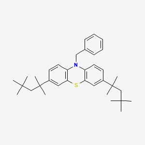 10-Benzyl-3,7-bis(1,1,3,3-tetramethylbutyl)-10H-phenothiazine