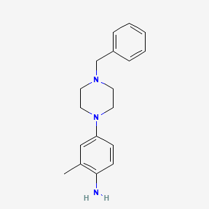 4-(4-Benzyl-1-piperazinyl)-2-methylphenylamine