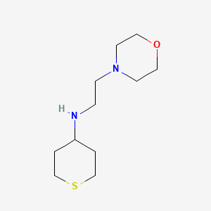 N-[2-(morpholin-4-yl)ethyl]thian-4-amine