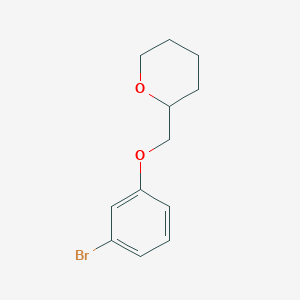 2-((3-Bromophenoxy)methyl)tetrahydro-2H-pyran