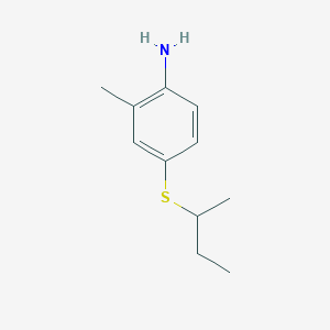 molecular formula C11H17NS B1517904 4-(Butan-2-ylsulfanyl)-2-methylaniline CAS No. 1155084-80-2