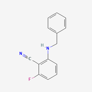 molecular formula C14H11FN2 B1517909 2-(苄氨基)-6-氟苯甲腈 CAS No. 1155987-86-2