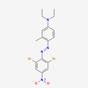 4-[(2,6-Dibromo-4-nitrophenyl)azo]-N,N-diethyl-M-toluidine