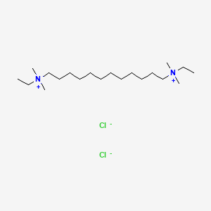 (Dodecane-1,12-diylbis(ethyldimethylammonium)) dichloride