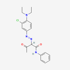 2-((3-Chloro-4-(diethylamino)phenyl)azo)-3-oxo-N-phenylbutyramide