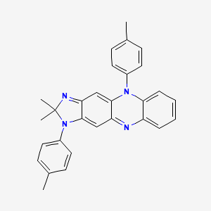 1,5-Bis(4-methylphenyl)-2,2-dimethyl-5-hydro-3-imidazolino(4,5-b)phenazine