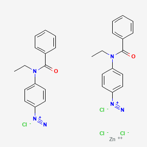 zinc;4-[benzoyl(ethyl)amino]benzenediazonium;tetrachloride