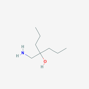 molecular formula C8H19NO B1517938 4-(Aminomethyl)heptan-4-ol CAS No. 412016-63-8