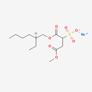 Butanedioic acid, sulfo-, 1-(2-ethylhexyl) 4-methyl ester, sodium salt