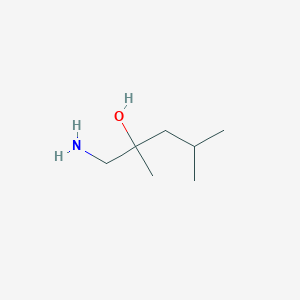 molecular formula C7H17NO B1517944 1-Amino-2,4-dimethylpentan-2-ol CAS No. 649568-88-7
