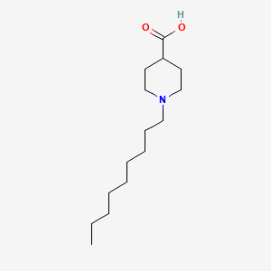 molecular formula C15H29NO2 B1517948 1-壬基哌啶-4-羧酸 CAS No. 1156807-77-0