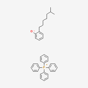 2-(6-methylheptyl)phenolate;tetraphenylphosphanium