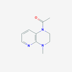 B151796 1-(4-Methyl-3,4-dihydropyrido[2,3-b]pyrazin-1(2H)-yl)ethan-1-one CAS No. 138768-66-8