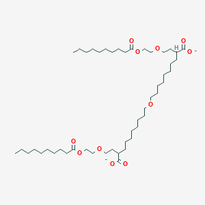 molecular formula C48H88O11-2 B15179633 Oxybis(2,1-ethanediyloxy-2,1-ethanediyl) didecanoate CAS No. 97171-77-2