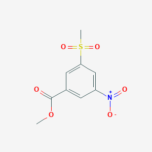 molecular formula C9H9NO6S B1517965 Methyl 3-methanesulfonyl-5-nitrobenzoate CAS No. 1044271-95-5