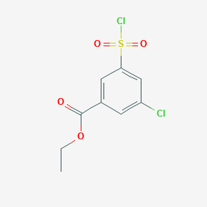 Ethyl 3-chloro-5-(chlorosulfonyl)benzoate
