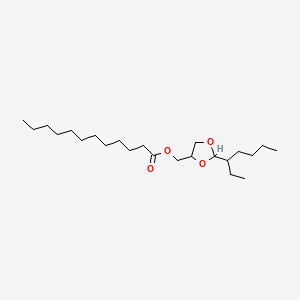 [2-(1-Ethylpentyl)-1,3-dioxolan-4-yl]methyl laurate