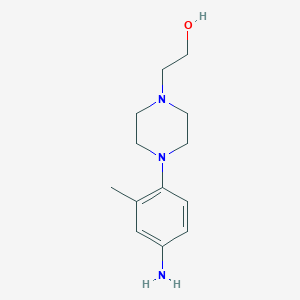 2-[4-(4-Amino-2-methylphenyl)-1-piperazinyl]-1-ethanol