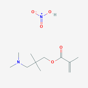 molecular formula C11H22N2O5 B15179777 (3-(Methacryloyloxy)-2,2-dimethylpropyl)dimethylammonium nitrate CAS No. 93858-48-1