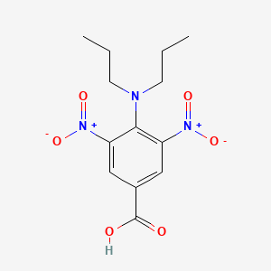 molecular formula C13H17N3O6 B15179783 4-(Dipropylamino)-3,5-dinitrobenzoic acid CAS No. 2347-38-8