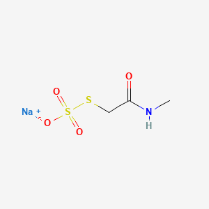 Sodium S-(2-(methylamino)-2-oxoethyl) thiosulphate