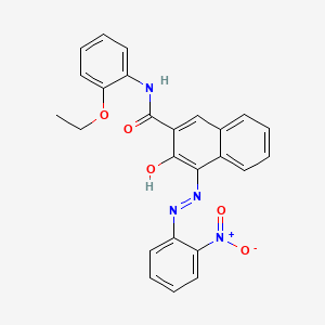 N-(2-Ethoxyphenyl)-3-hydroxy-4-((2-nitrophenyl)azo)naphthalene-2-carboxamide