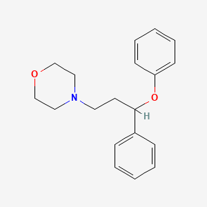 molecular formula C19H23NO2 B15179807 4-(3-Phenoxy-3-phenylpropyl)morpholine CAS No. 157846-71-4