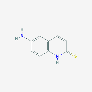 molecular formula C9H8N2S B1517988 6-氨基喹啉-2-硫醇 CAS No. 1154583-22-8