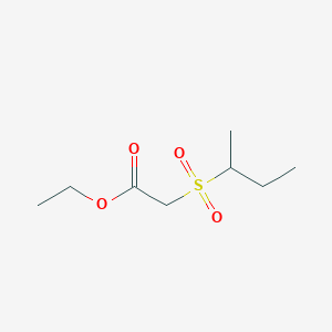molecular formula C8H16O4S B1517990 2-(丁烷-2-磺酰基)乙酸乙酯 CAS No. 1153196-37-2
