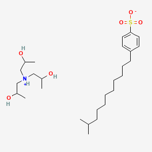 Tris(2-hydroxypropyl)ammonium p-isododecylbenzenesulphonate