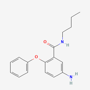 Benzamide, 5-amino-N-butyl-2-phenoxy-