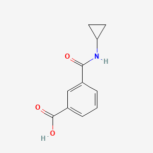molecular formula C11H11NO3 B1518015 3-(Cyclopropylcarbamoyl)benzoic acid CAS No. 852879-04-0
