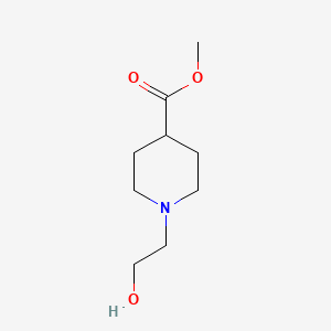 molecular formula C9H17NO3 B1518019 Methyl 1-(2-hydroxyethyl)piperidine-4-carboxylate CAS No. 99065-80-2
