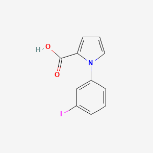1-(3-iodophenyl)-1H-pyrrole-2-carboxylic acid