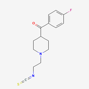 4-Fluorophenyl 1-(2-isothiocyanatoethyl)piperidin-4-yl ketone